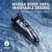 Buy PA188 Electric Shaver for Men - 100% Washable Waterproof Fast Charging Razor with 4D Floating Head & Trimmer | International Shipping Available - Buy Online on GoSupps.com