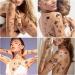 Metuu Temporary Tattoos 60 Sheets Black Tiny Tattoos Stickers for Man or Woman Waterproof Non-toxic Removable Fake Tattoos for Body Hand Shoulder Face Leg Feet Neck and Finger Light Black - Buy Online on GoSupps.com