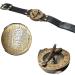 Vintage Antique Sundial Compass with Leather Band - Handmade Nautical Camping and Boating Gift Compass - Buy Online on GoSupps.com