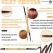 3PCS Eyebrow Pencil Waterproof Eyebrow Pen Smudge Proof Long Lasting Dual-Sided Brow Pen Pencil with Brow Brush - Dark Curry - Buy Online on GoSupps.com
