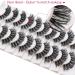 Losha Lashes D Curl Russian Strip Lashes | Fluffy False Eyelashes 10 Pairs Pack with Clear Band | DT01 - Buy Online on GoSupps.com