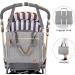 Homlynn Baby Nappy Changing Tote Bag Satchel Messenger Travel Diaper Weekender Bag w/Pram Straps 12 Pockets Large Storage Space for All Baby Accessories(Classic Grey) - Buy Online on GoSupps.com