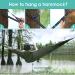 G4Free Large Camping Hammock with Mosquito Net - 2 Person Lightweight Parachute Hammocks for Outdoor Backpacking and Hiking - Army Green - Buy Online on GoSupps.com