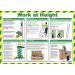 SAFETY FIRST AID A716T Work at Height Poster 59 x 42 cm Working at Height Poster