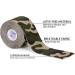 Tmax Waterproof Kinesiology Tape - Athletic Sports Tape for Injury Relief Muscle Support & Physiotherapy | 5m Green Camo - Buy Online on GoSupps.com