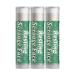 Delight Naturals Delightfully Rude Resting Scrooge Face Christmas Lip Balm - Set of Three