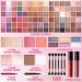 All-in-One Professional Makeup Kit - Eyeshadow Palette Blushes Highlighter & Brushes - Perfect Christmas Gift for Women & Girls - International Shipping Available - Buy Online on GoSupps.com
