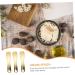 FRCOLOR 3pcs Gold Makeup Bottle Spatula Set | Metal Cosmetic Spoons for Eye Cream & Lotion | Skin Care Applicator Tools - Buy Online on GoSupps.com