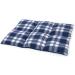 Country of Giraffe Large Grape Seed Pillow 40x30cm - Flanell Karo Blau - Multi-Use Heat & Cold Therapy - Buy Online on GoSupps.com