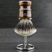 Luxury Silberspitze Badger Premium horn handle shaving brush shaving racks made of stainless steel brush holder - top quality bristle large water absorption - Great addition to every shave collection