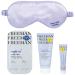 FREEMAN Sleepy Time Facial Mask Kit - 4 Piece Set with Eye Mask & Overnight Moisturizer for Tired Eyes & Skin | Includes Satin Sleep Mask | Ideal for Sleep Routine and Skin Care - Buy Online on GoSupps.com