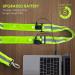 Todoxi LED Reflective Sash for Night Walking | High Visibility Adjustable Running Safety Gear | Rechargeable Green LED Belt for Runners & Walkers - Buy Online on GoSupps.com