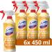 Domestos Power Foam Citrus Blast Upside Down Spray bleach-free toilet & bathroom cleaner eliminates 99.99%* of germs 6x 450 ml (Pack of 2) - Buy Online on GoSupps.com