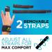 BraceAbility Two Finger Immobilizer - Hand & Buddy Splint Cast for Broken Joints - Mallet/Trigger Finger Extension - Medium Size - Buy Online on GoSupps.com
