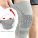 Knee Brace for Men & Women - Compression Sleeve Support for Running & Cycling - Adjustable XL & XXL Light Gray Knee Pain Relief - Buy Online on GoSupps.com