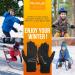 Ruixue Children s Winter Gloves | Warm Anti-Slip Windproof Fleece Gloves for Outdoor Sports (Ages 8-10) - Black - Buy Online on GoSupps.com
