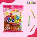 Funny Hippo ABC Assorted Fruit Flavoured (Strawberry Grape Pineapple Green Apple) Jelly Straws 260g (Pack of 2) - Buy Online on GoSupps.com
