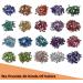 Rhinestones Diamond Painting Beads - 20 Colors Round Bead Kit | 4000PCS Diamond Painting Drills & Accessories - Buy Online on GoSupps.com