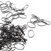 ZBORH 1000 PCS Non-slip Rubber Hair Ties - Black Elastic Bands for Poneytail Holders - Buy Online on GoSupps.com