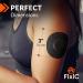 Fixic Freestyle Adhesive Patch 25 PCS - Suitable for Libre, Enlite, Guardian - No Glue Center - Pre-Cut Back Paper - Long-lasting Sensor Fixation (Black) - Buy Online on GoSupps.com