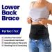 Lower Back Brace Support | Breathable Lumbar Belt for Sciatica & Herniated Disc Pain Relief | Adjustable Support for Heavy Lifting & Scoliosis | Medium Size - Buy Online on GoSupps.com