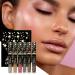  JIEBWCHA Lip Gloss Burrocaille Lip Gloss 6 Colors 2.5 ml | High-shine liquid lip gloss beauty makeup set for women and girls for work dates travel weddings and parties - Buy Online on GoSupps.com