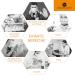 Buy ISC Hygiene & Safety Mundsprung Masks 50 Pack 3-Layer Comfort Fit Latex-Free Multiple Colors Available - Buy Online on GoSupps.com