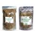 Herb To Body Cascara Sagrada Bark Cut & Sifted and Senna Leaf Whole - Wildcrafted Herbs 4 oz each