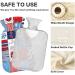 Naanle Ocean Sea Horse Heat Bottle 1L - Transparent Warm Water Flask for Pain Relief & Cold Therapy | Bed Hand & Foot Warmer - Buy Online on GoSupps.com