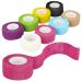 8 Roll Self Adhesive Bandage Colorful Vet Wrap for Dogs Cats Bird Elastic Wrap Bandages for Medical Sports Non-sticky Hair Bandage Tape 2.5cm *4.5m