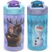 Disney Frozen 2 Kids Water Bottle Set with Reusable Straws - Elsa & Anna Design 16 oz BPA-Free - Leak-Proof, 2pc Set with Carrying Loops - Perfect for Kids - Zak Designs - Buy Online on GoSupps.com