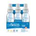 DR Browns Natural Flow Feeding Bottle 6PK Clear with Blue Writing - 250ML(8OZ) (Standard)