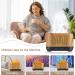 NEWYID 24V Ultrasonic Essential Oil Diffuser - 3 Mist Modes, 2 Timers, Waterless Auto-Off - Aromatherapy Diffuser for Home & Office - Ideal Gift for Women - Wood Design - Buy Online on GoSupps.com