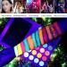 DE'LANCI Neon Eyeshadow Palette - Glow in the Dark, Blacklight UV Makeup, Matte & Glitter Shadows for Halloween - Buy Online on GoSupps.com