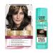 L'Or al Paris Excellence Cr me Permanent Hair Dye Natural Dark Brown 4 + Magic Retouch Dark Brown Root Touch Up 75ml Set For Perfect Hair & Roots Coverage In Between Colours Natural Dark Brown Hair Dye & Rot Touch Up 75.00 ml (Pack of 1)