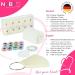 Nails Factory UV Gel Nagelstudio Starter Set - Ultimate Nail Art Kit with UV Lamp & Soft Nudes Gel - Perfect for Beginners - Buy Online on GoSupps.com