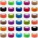 BQTQ 30 Rolls Cohesive Bandage 1 Inch Self Adherent Sport Wrap Tape Breathable Athletic Tape for Human and Animals Ankle Sprains Swelling Assorted Colour Assorted Colour 1 Inch