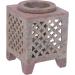Shop Guru Indian Fragrance Lamp - Essential Oil Diffuser & Tealight Holder for Aromatherapy | Bacon Stone Cube Orient (8x6x6 cm) | Premium Fragrance & Oil Lamps - Buy Online on GoSupps.com