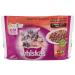 whiskas Multipack Food in the selection of Junior Cats Gelatin Meat (4 Bags x 100g)