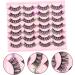 minkissy 14 Pairs Fake Eyelashes False Lashes Lash Extensions Individual Lashes with Color Individual Lashes Colored Eyelashes Cluster Lashes Color Lashes Imitation Extend Fluffy - Buy Online on GoSupps.com