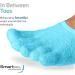 NatraCure 5-Toe Gel Lined Moisturizing Socks with Aloe & Shea Infusion - Hydrating Spa Socks for Soft, Smooth Feet - Ideal for Dry, Cracked Heels - Small - Buy Online on GoSupps.com