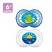 MAM Crystal Silicone Pacifier - Blue - 6 Months (2-Count) | Soothing & Safe for Babies | International Shipping Available - Buy Online on GoSupps.com