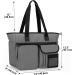Trunab Nurse Tote Bag with 15.6 Laptop Sleeve - Grey | Work Essential - Buy Online on GoSupps.com