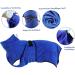 OWBB Extra Suction Dog Bath Towel & Bathrobe | Fast-Drying Cat Towel with Adjustable Straps | XS Blue Pet Coat - Ideal for Cats & Dogs - Buy Online on GoSupps.com
