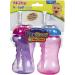 Nuby 2-Pack No-Spill Cup with Flex Straw 10 Ounce Colors May Vary - Buy Online on GoSupps.com