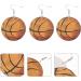 9 Pairs basketball earrings dangle earrings baseball earrings for women sports balls earrings Sports Baseball Earrings baseball drop lovers leather fan European and American - Buy Online on GoSupps.com