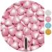 One -in chocolate hearts pearl 500g approx. 245 hours rosa med.Guesses wedding chocolate drage chocolate lens dragees baptisms heart candy bar canybar wedding almonds baptismal tanks heart drages