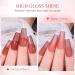 MEET ACROSS Jelly Gel Nail Polish Set - 6 Morandi Colors for Salon Gel Manicure and DIY Nail Art (Gray, Purple, Yellow) - Buy Online on GoSupps.com