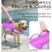 ThinkPet Large Reflective Dog Life Jacket with Rescue Handle - Adjustable and High Buoyancy Purple Vest - Buy Online on GoSupps.com