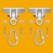 Jungle Gym Kingdom Swing Set Hangers - Heavy Duty Brackets with Snap Hooks - Indoor/Outdoor Hardware 2 Pack - Buy Online on GoSupps.com
